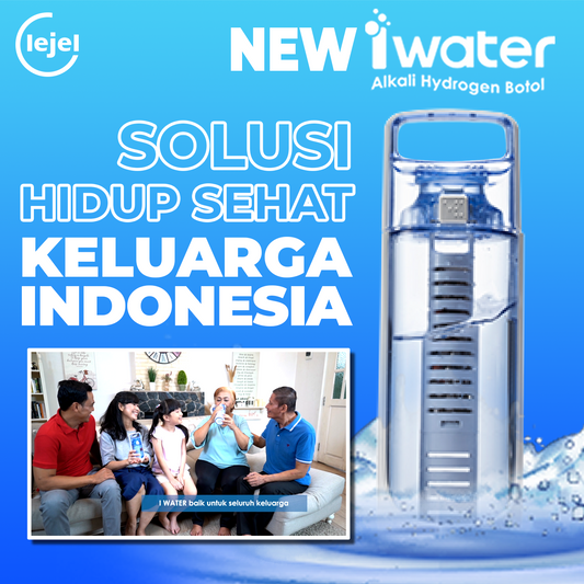 Air Alkali Hydrogen Plastik ini 100% bebas racun BPA, I NEW WATER