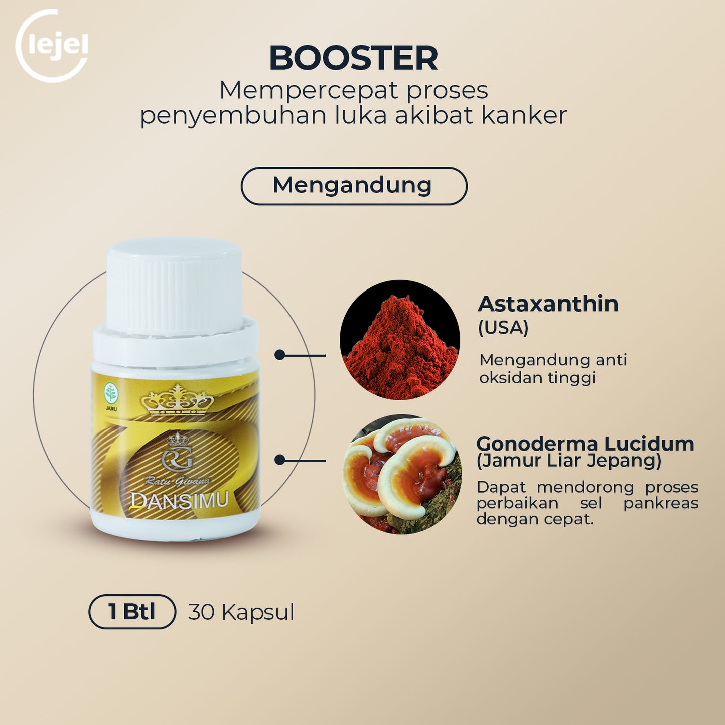 REBORN CELL TERAPI UNTUK KERUSAKAN SEL KANKER DENGAN KANDUNGAN 100% PEPTIDE