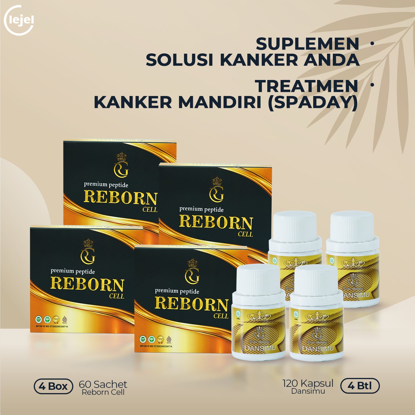 REBORN CELL TERAPI UNTUK KERUSAKAN SEL KANKER DENGAN KANDUNGAN 100% PEPTIDE