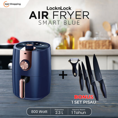 LocknLock Air Fryer 2,3L Dark Blue