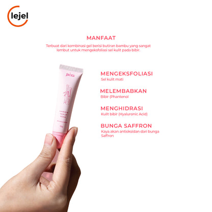 BIBIR SEXY dengan JIERA BAMBOO in Your Lip Scrub