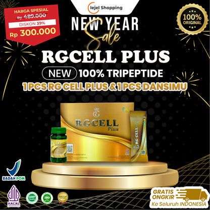 TRIPEPTIDE Obat Diabetes Herbal Turunkan Gula Darah Tinggi dan Perbaiki Pankreas RG CELL PLUS - 100%