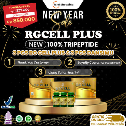 TRIPEPTIDE Obat Diabetes Herbal Turunkan Gula Darah Tinggi dan Perbaiki Pankreas RG CELL PLUS - 100%