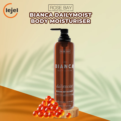 Rose Bay Bianca Dailymost Nourishing Body Lotion Moisturiser KULIT HALUS DENGAN KANDUNGAN Salmon DNA