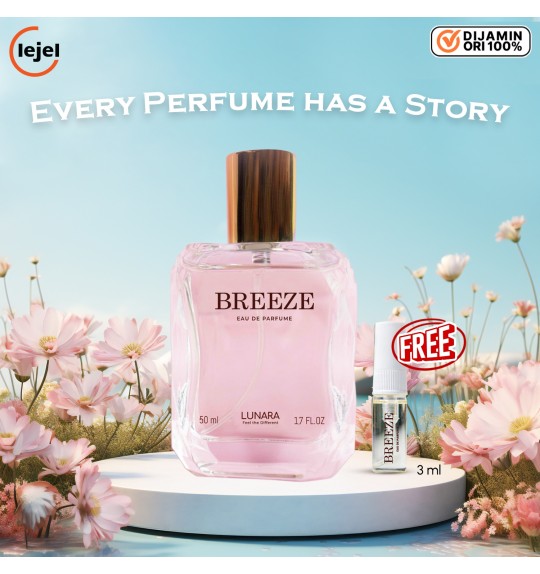 Breeze Eau De - Perfume Minyak Wangi Tahan Lama 50ml