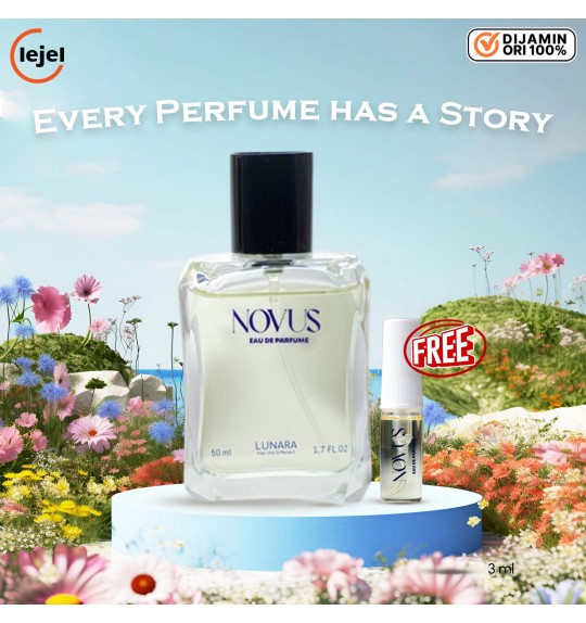 Novus Eau De - Perfume Minyak Wangi Tahan Lama 50ml