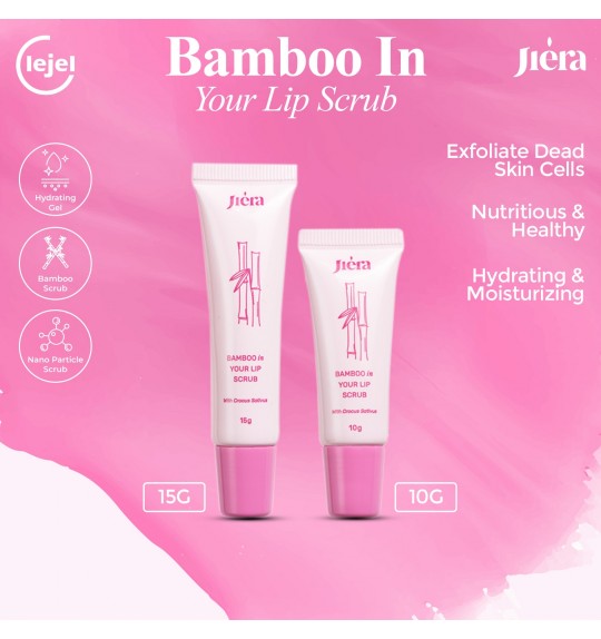 Jiera Bamboo in Your Lip Scrub 15gram