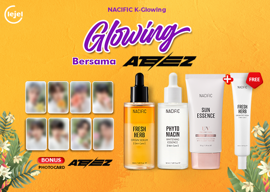 NACIFIC K-GLOWING SKINCARE PACKAGE 12PCS